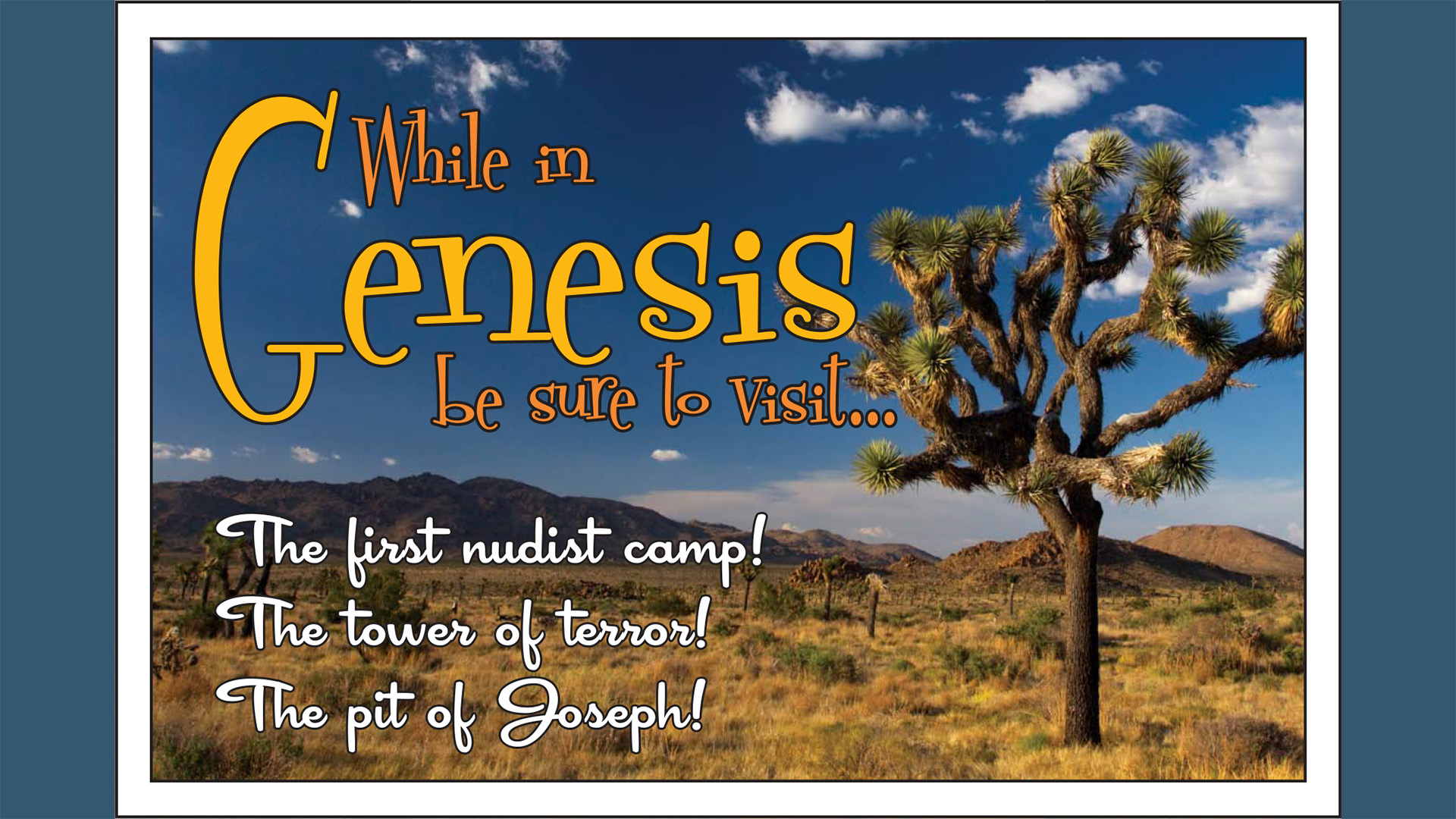 Route 66 #1: Genesis - His Place Community Church